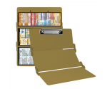 WhiteCoat Clipboard® Trifold - Tactical Brown Primary Care Edition